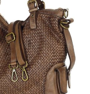 дамска чанта естествена италианска кожа
