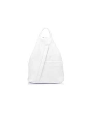 Дамскa чанта/раница 25-sT52- бяло