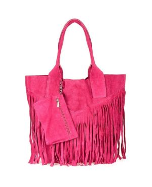 Дамскa чанта 25-sL83- тъмно розово