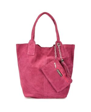 Дамскa чанта 25-sL82- тъмно розово