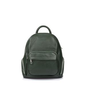 Дамскa чанта/раница 25-sU21- тъмно зелено