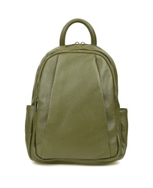 Дамскa чанта/раница 25-sC79- маслинено зелено