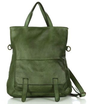 Дамскa чанта/раница 25-Lv166g- зелено